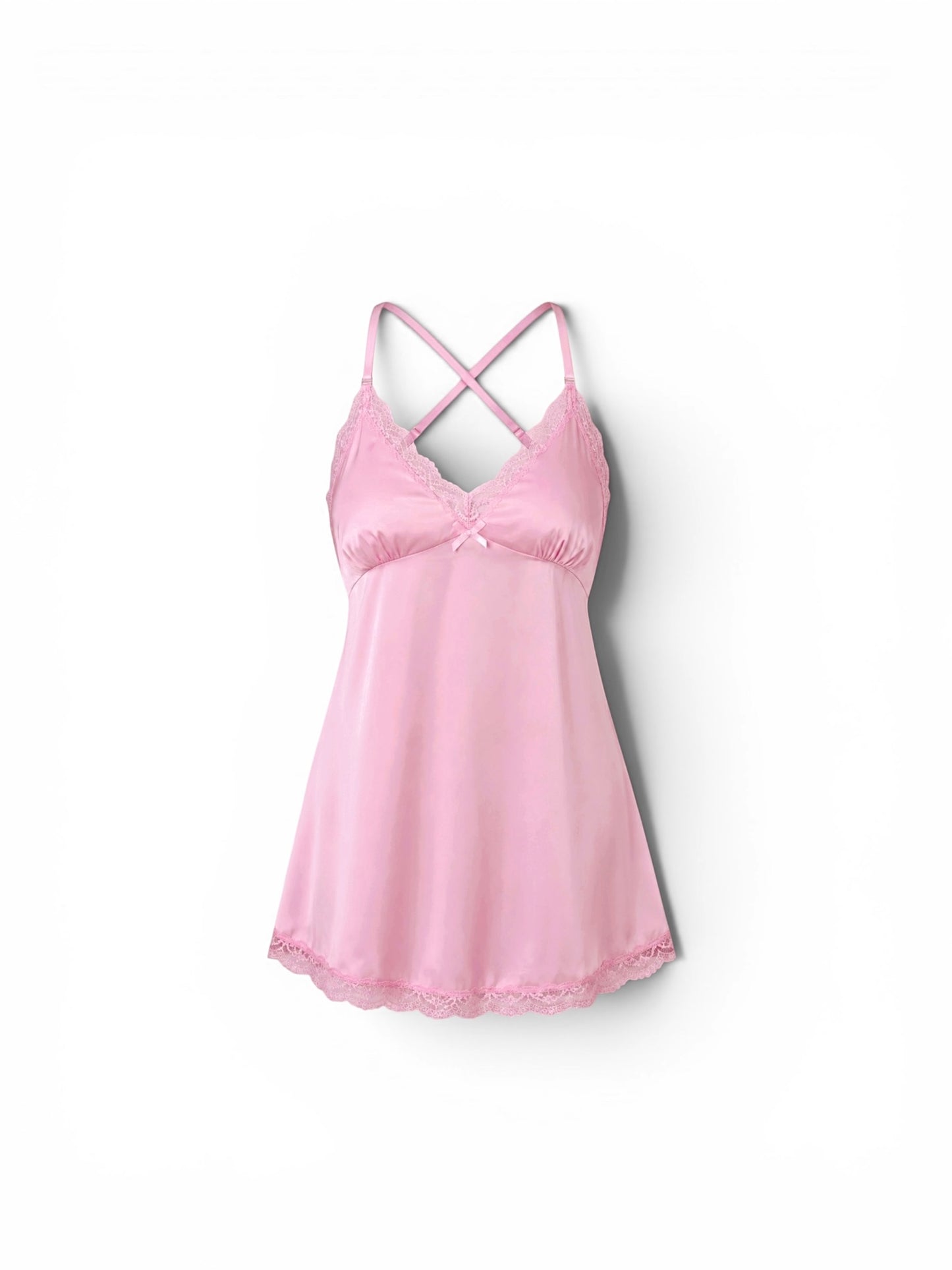 Lureté Baby Pink Silky-soft Nightwear Set