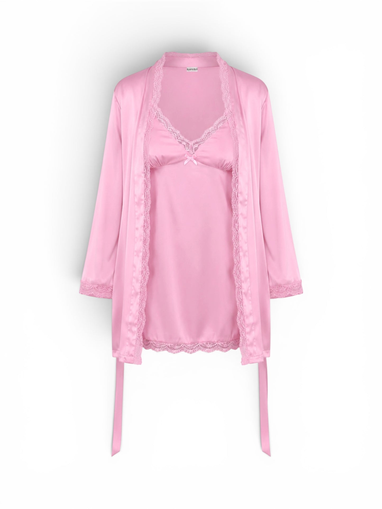 Lureté Baby Pink Silky-soft Nightwear Set